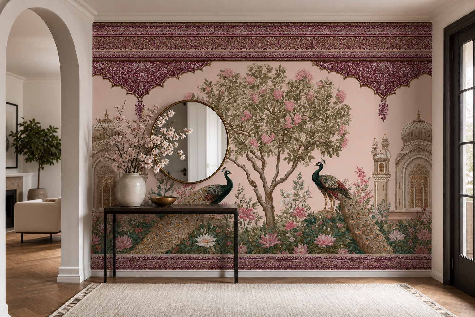 Peacock Garden — Entryway