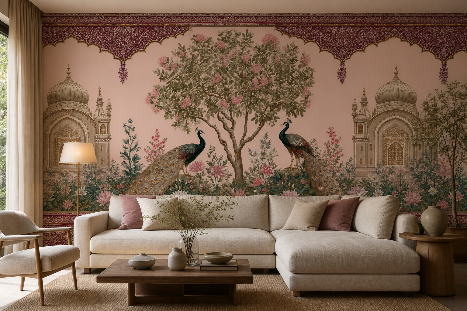 Peacock Garden — Living room