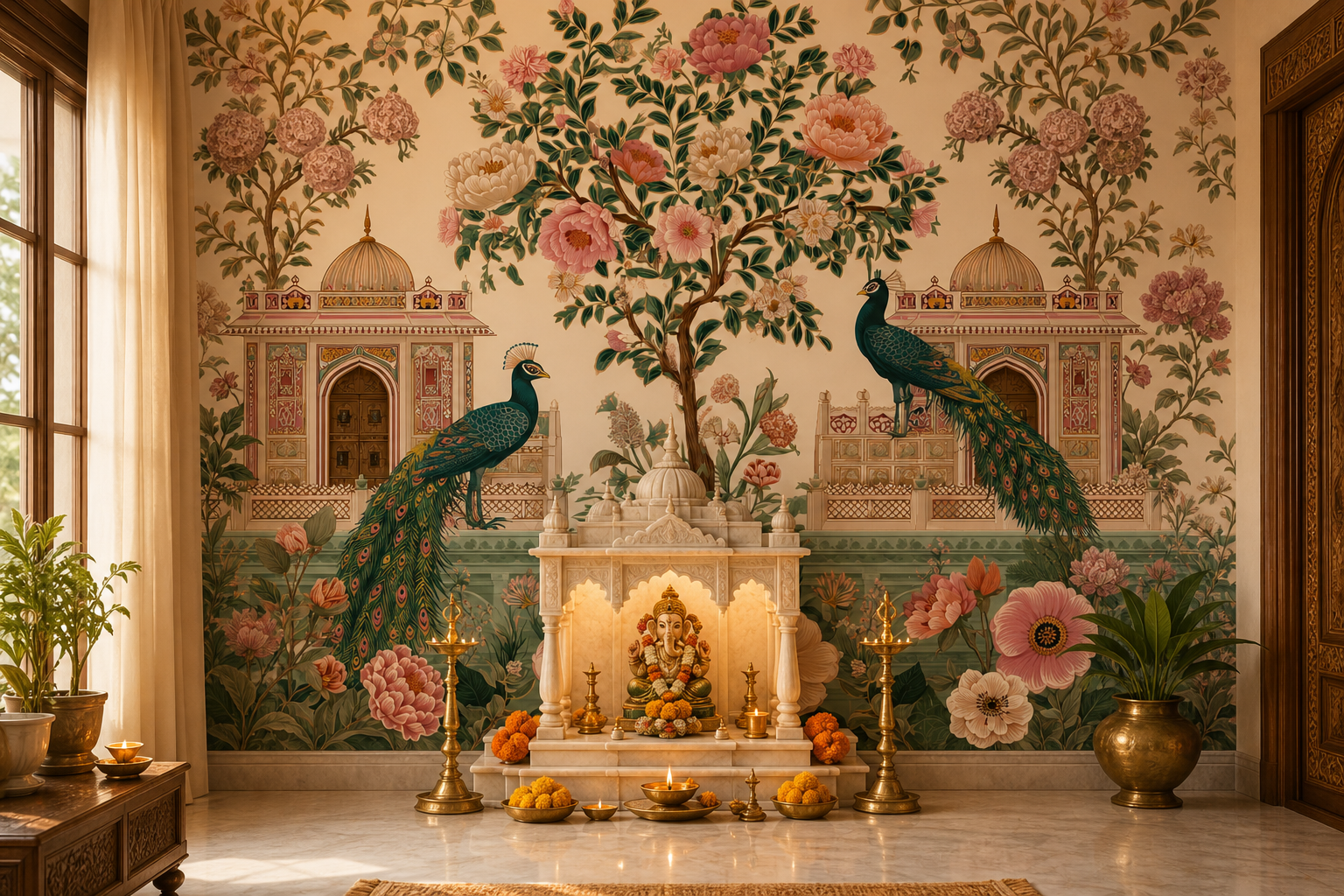 peacock-pavilion-ii — Pooja room