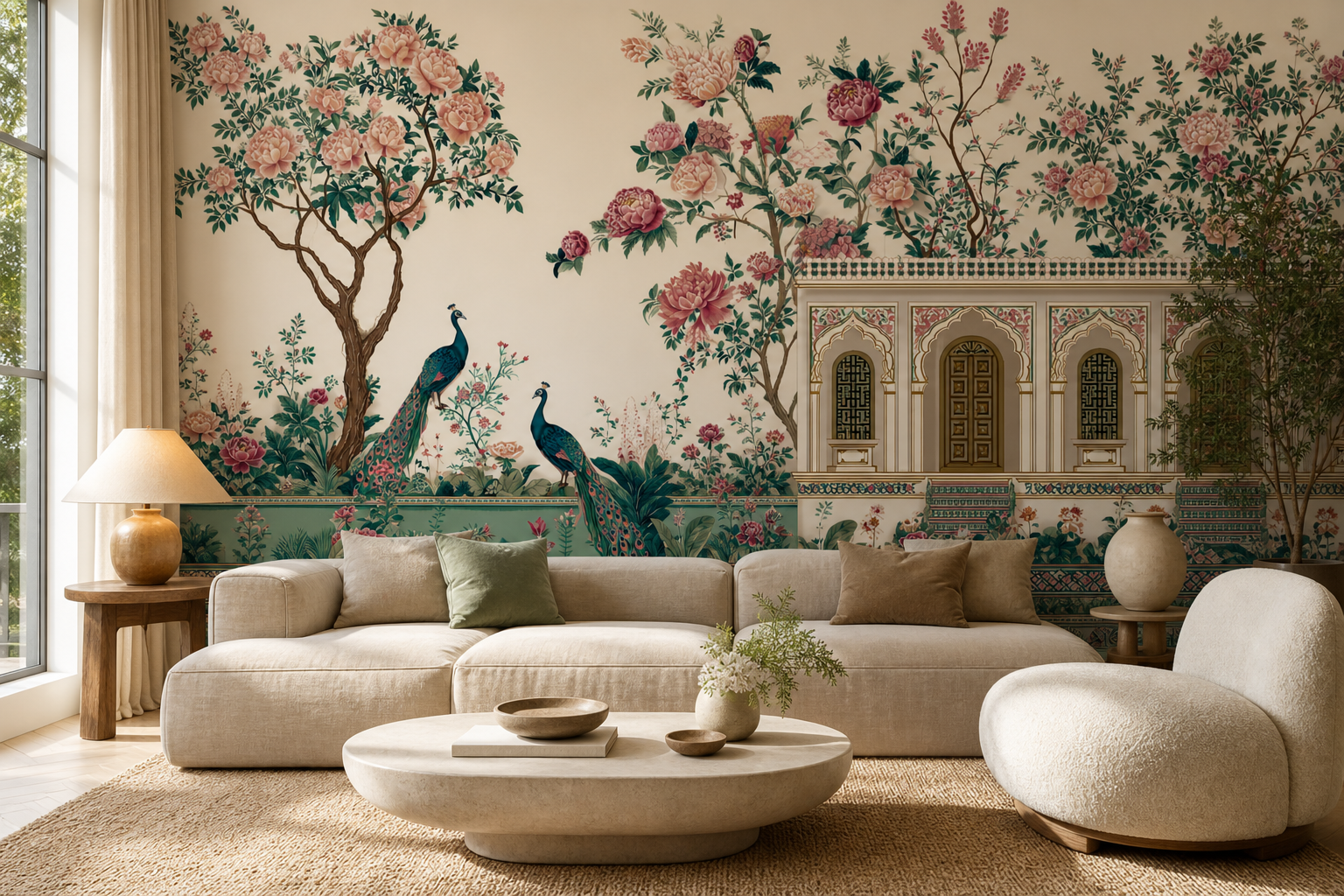 peacock-reverie — Living room