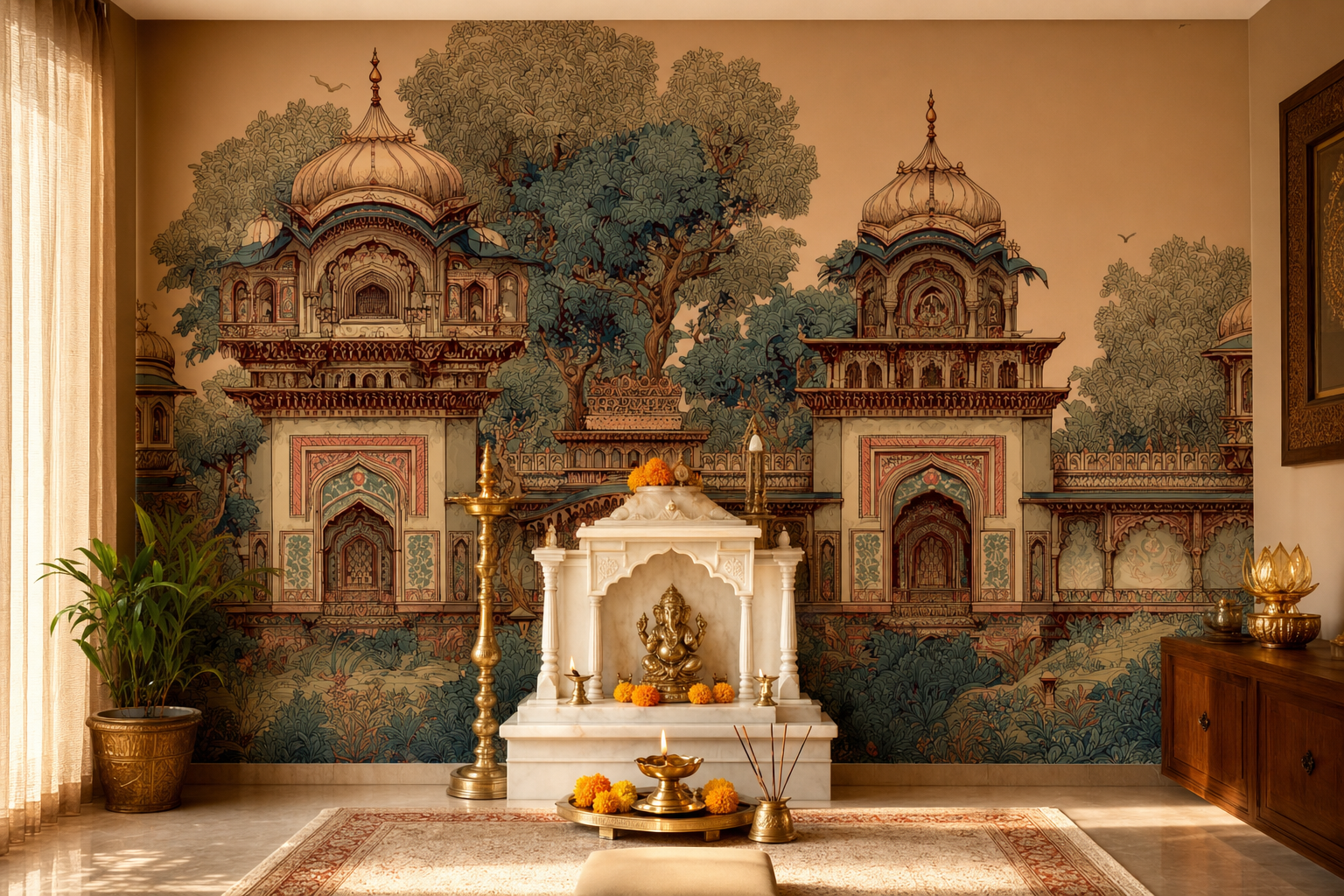 rajasthani-pavilion — Pooja room