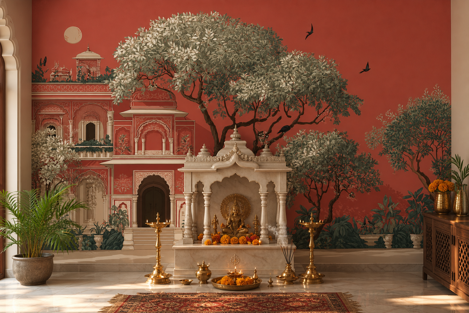 rajasthani-reverie — Pooja room