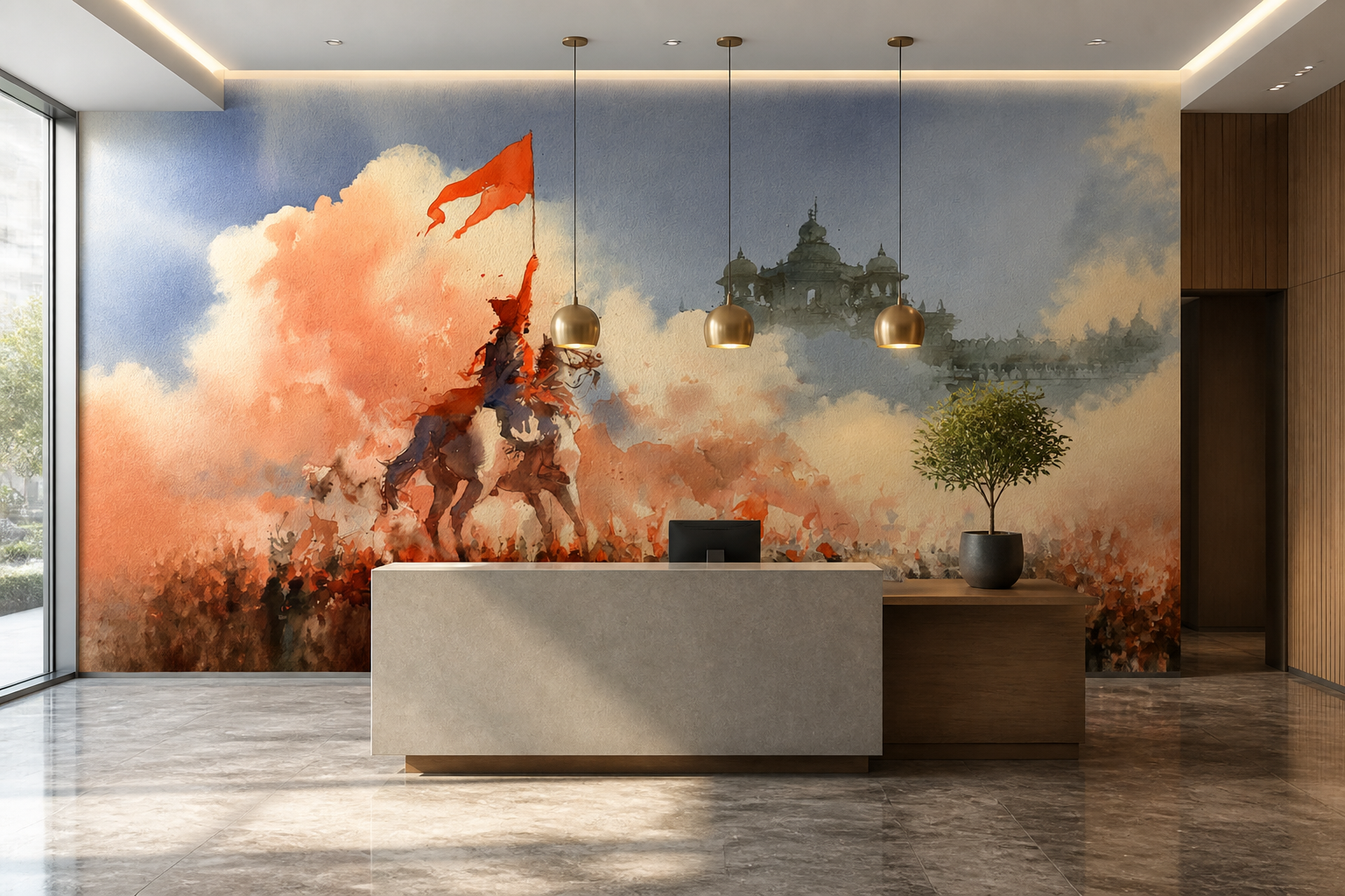 Rajput Triumph — Office reception