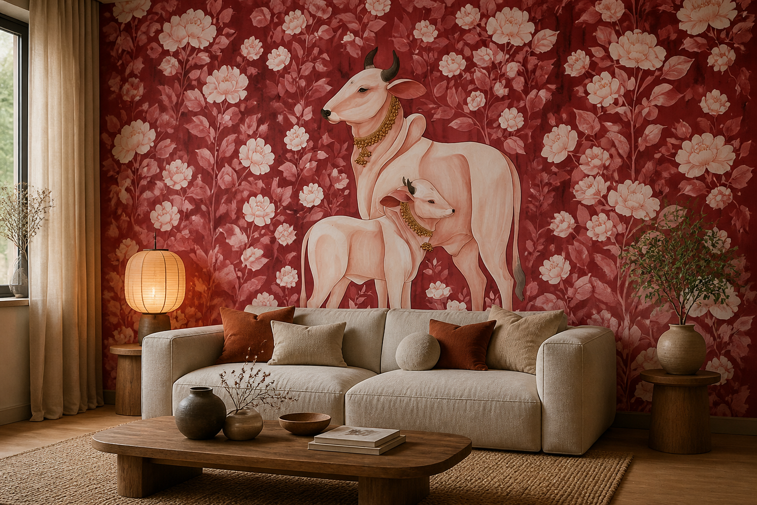 Sacred Bovine Bloom II — Living room