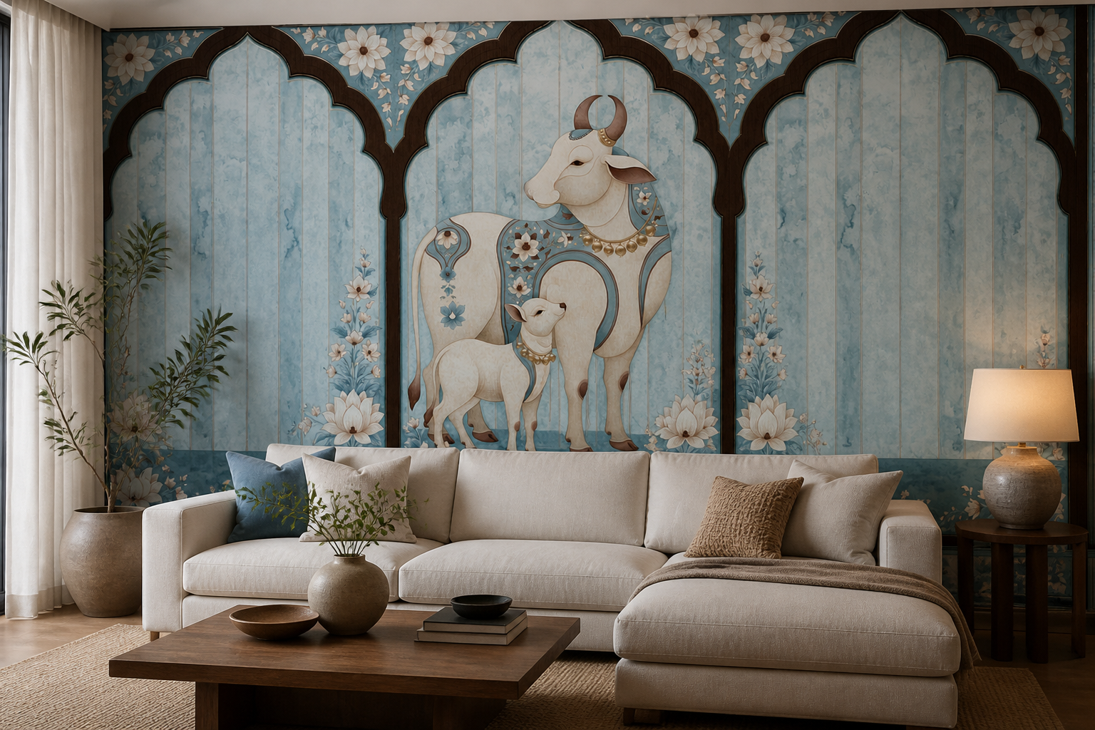 Sacred Bovine Calf — Living room