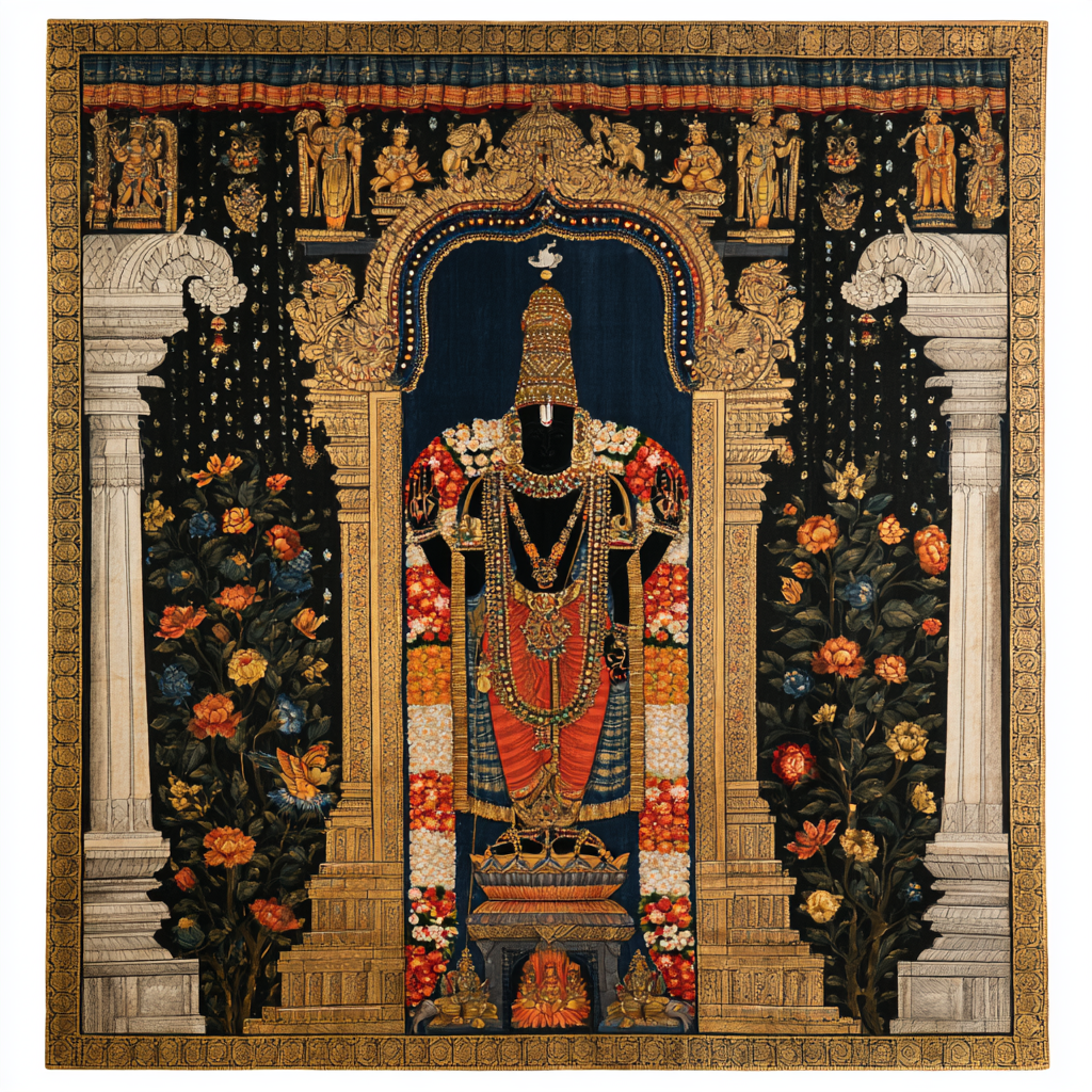 Temple Devotion — flat pattern
