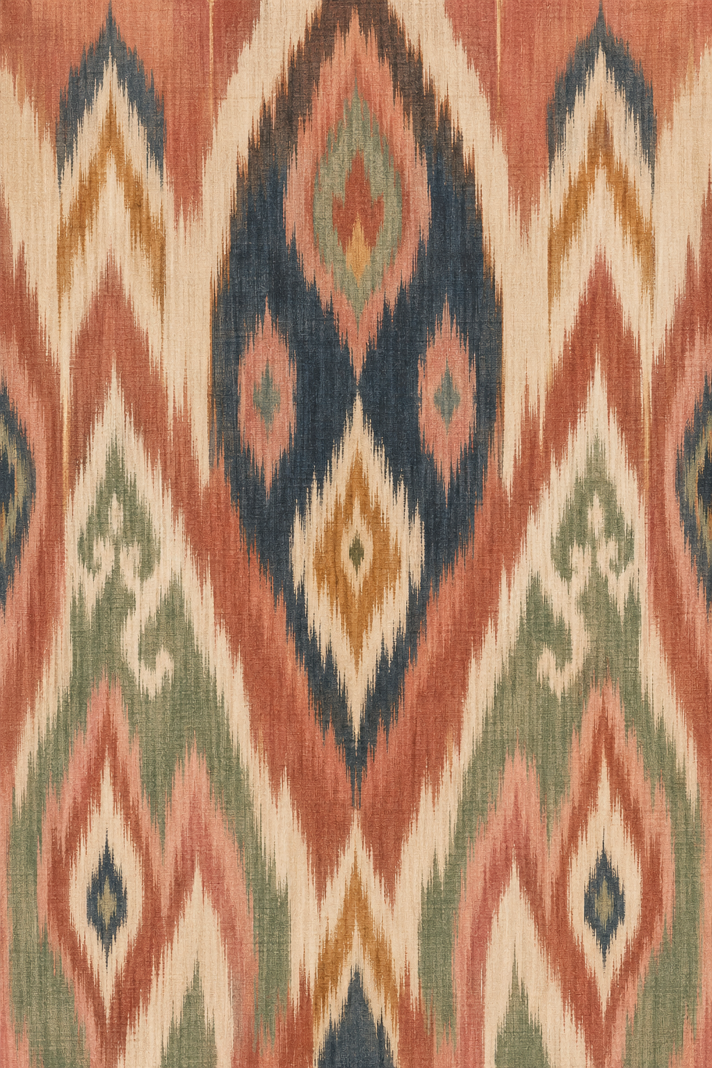 Ikat Heritage — flat pattern