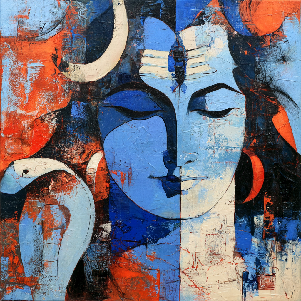 Shiva's Reverie — flat pattern