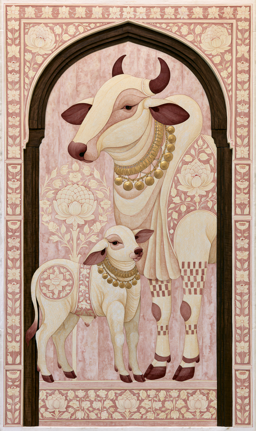 Sacred Bovine — flat pattern