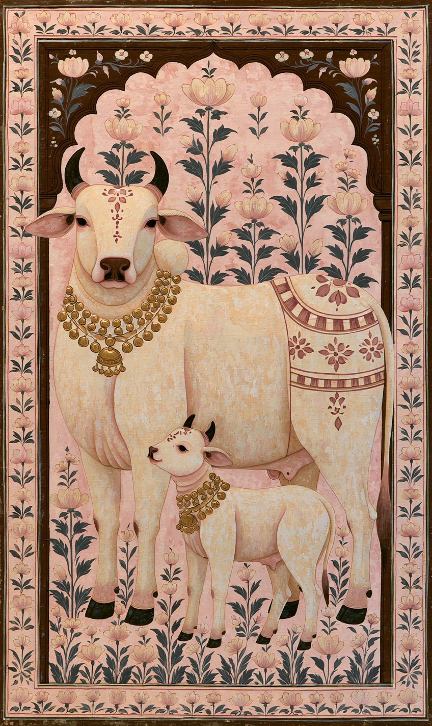 Sacred Bovine II — flat pattern