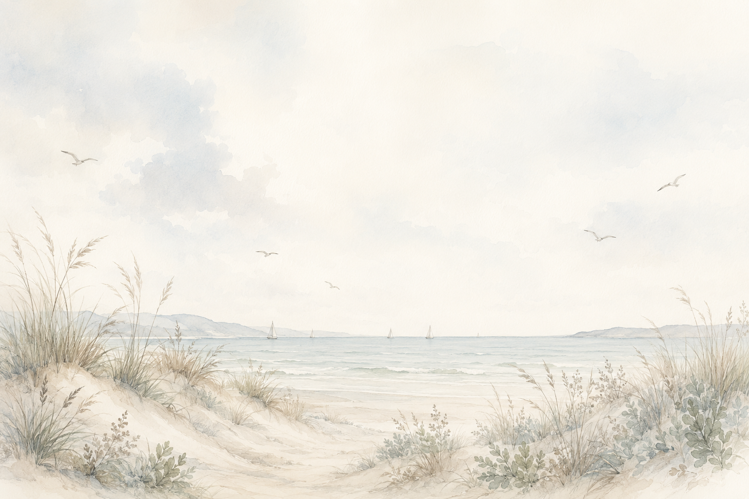 Coastal Dunes — flat pattern