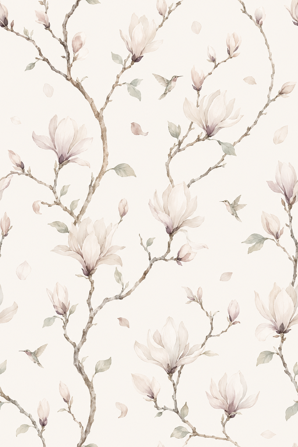 Magnolia Whisper — flat pattern
