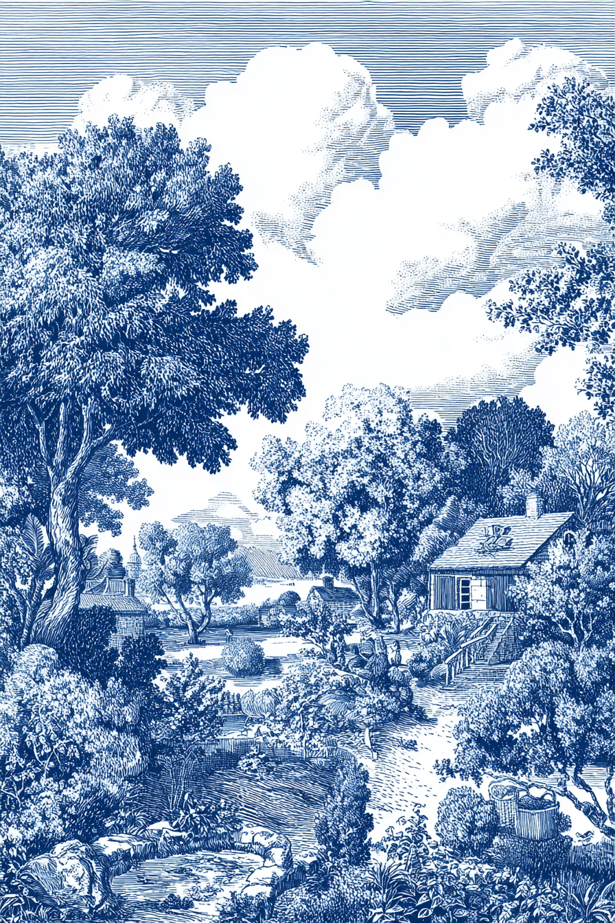 Woodland Idyll — flat pattern