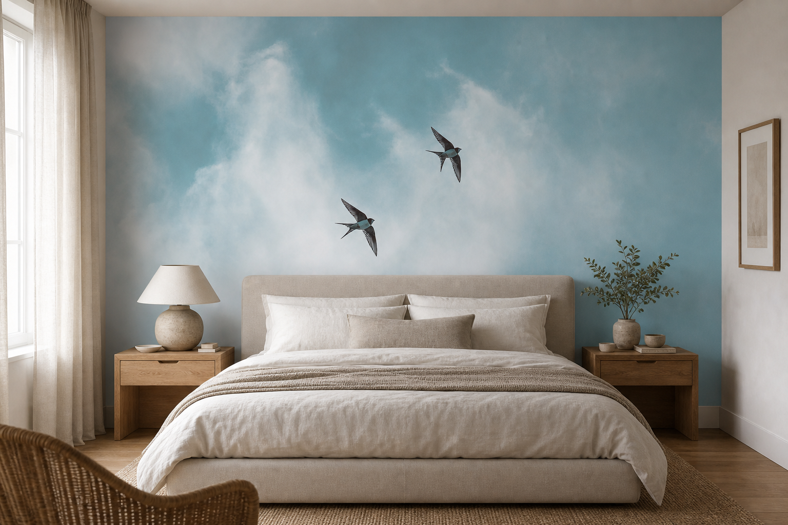 swallows-in-flight — Master bedroom