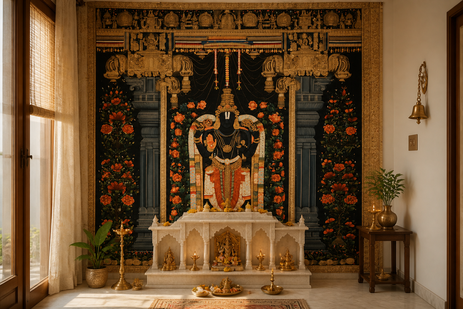 Temple Splendor IV — Pooja room
