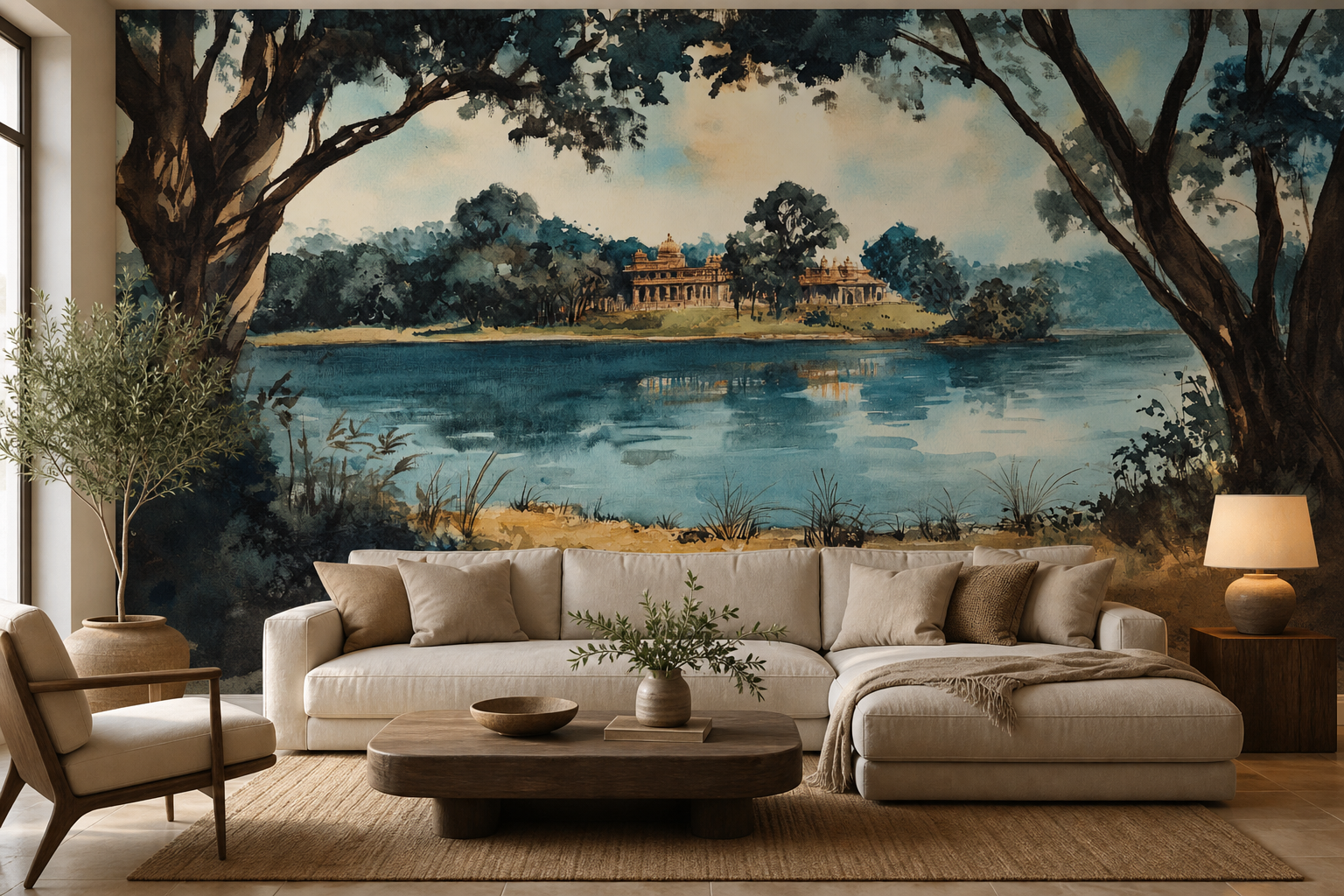 Temple Waters — Living room