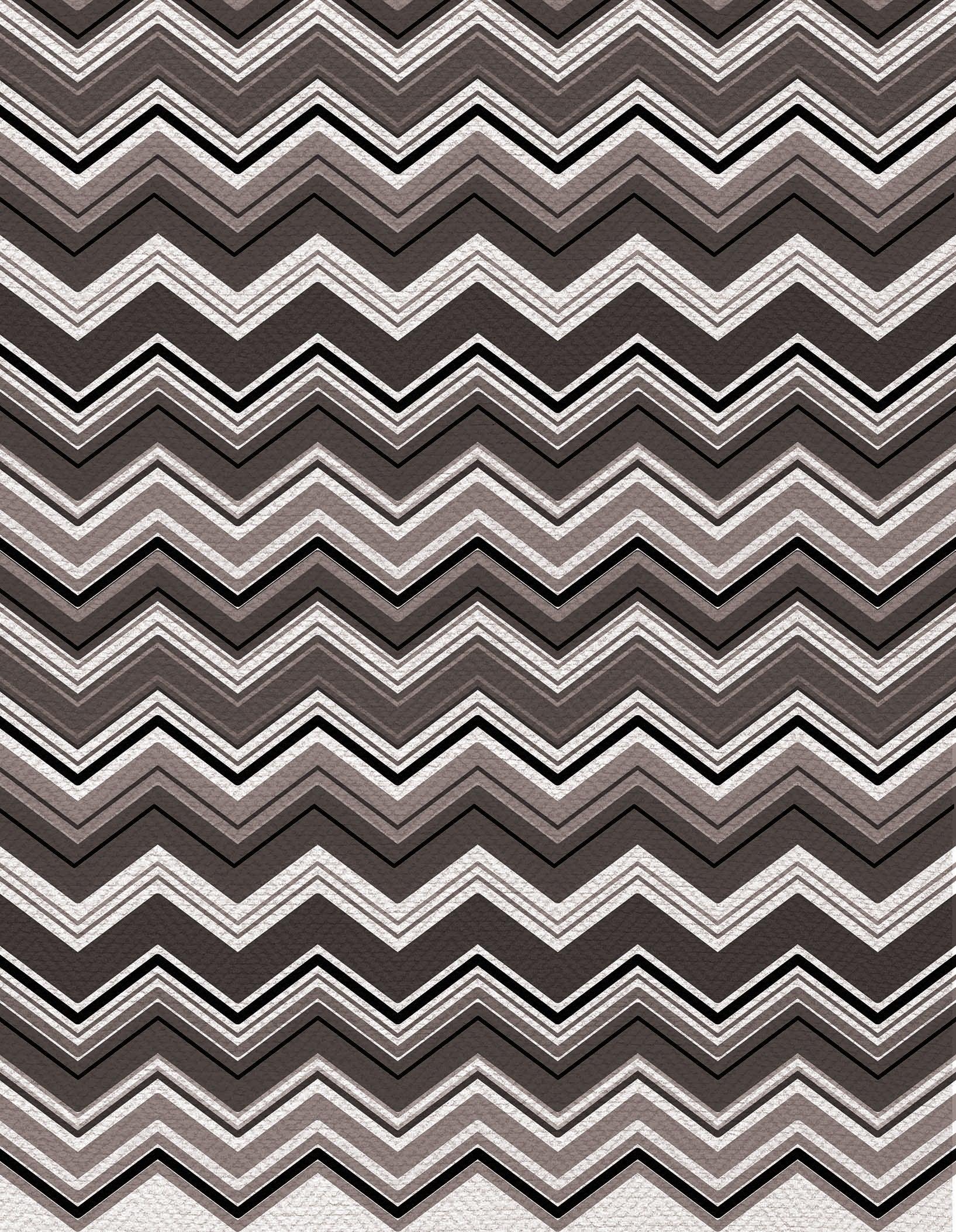 Monochrome Chevron Zigzag