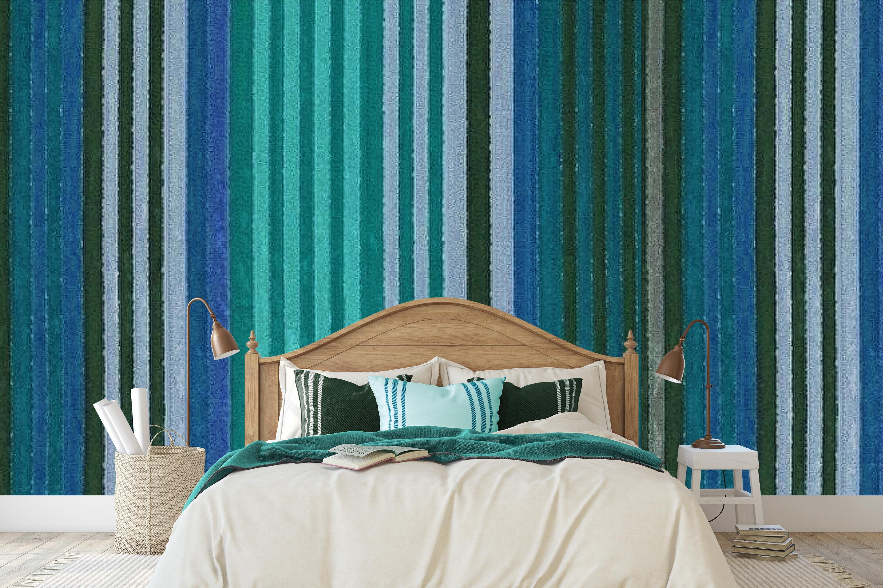 Teal Stripes