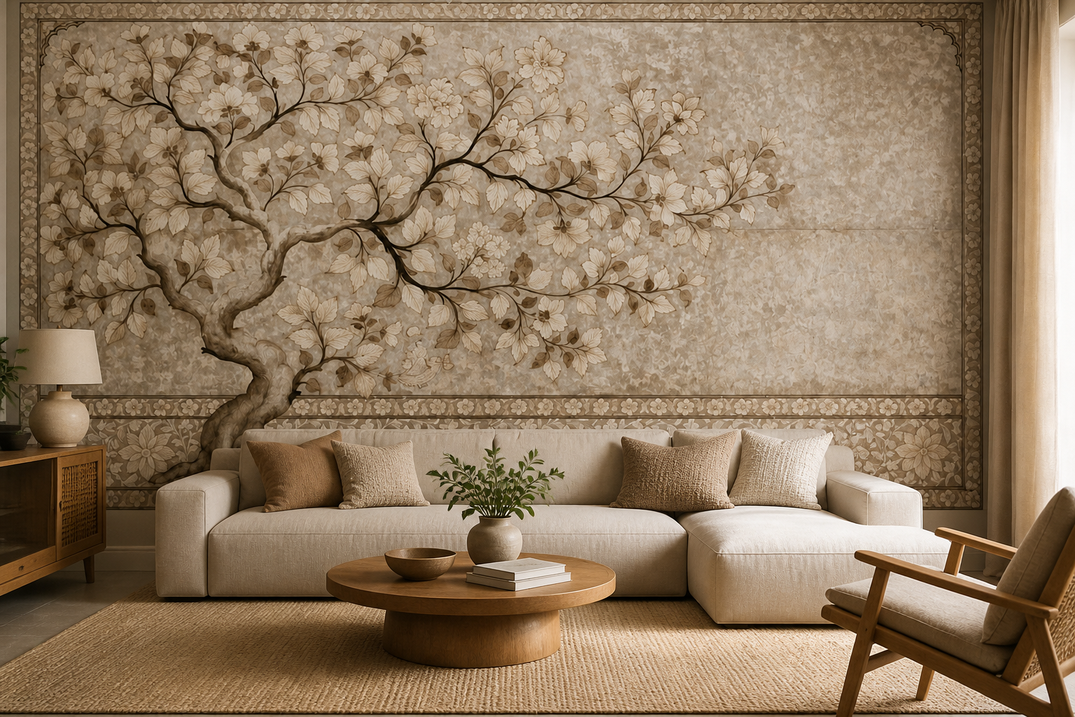 Timeless Bloom — Living room