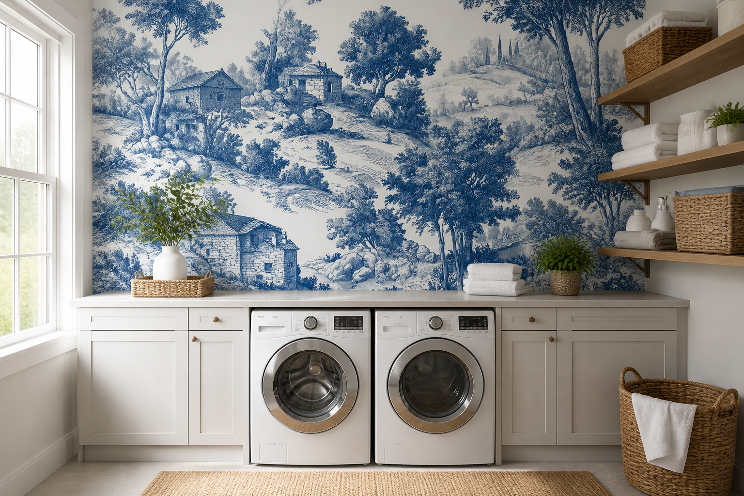 Tuscan Hillside — Laundry room