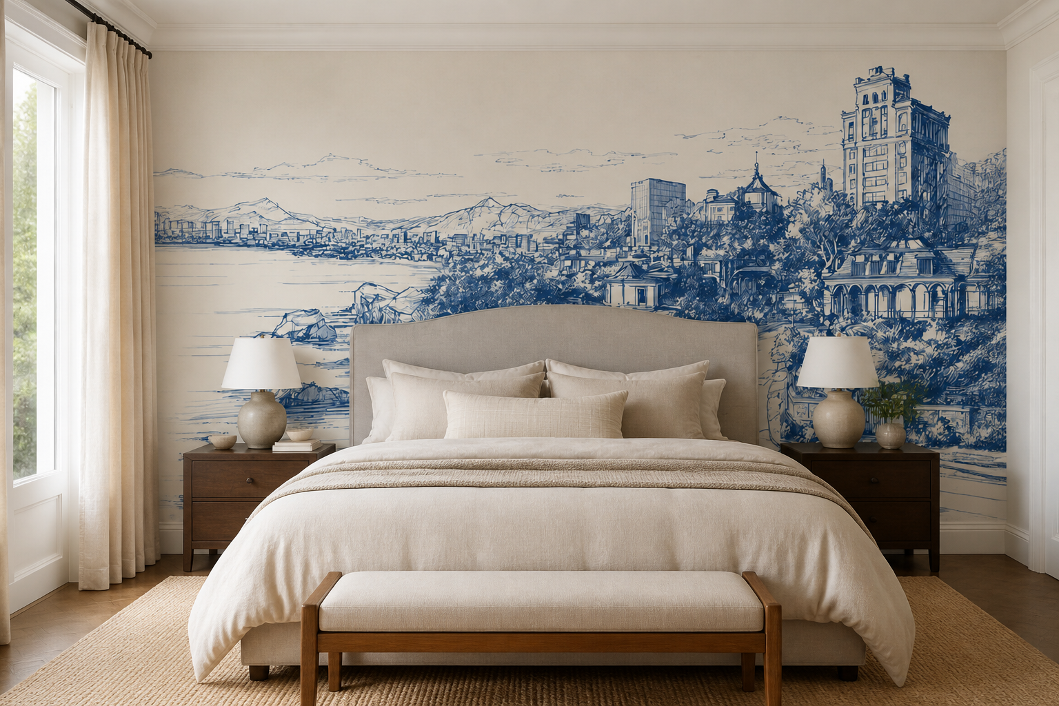 Watercolour Harbour — Master bedroom