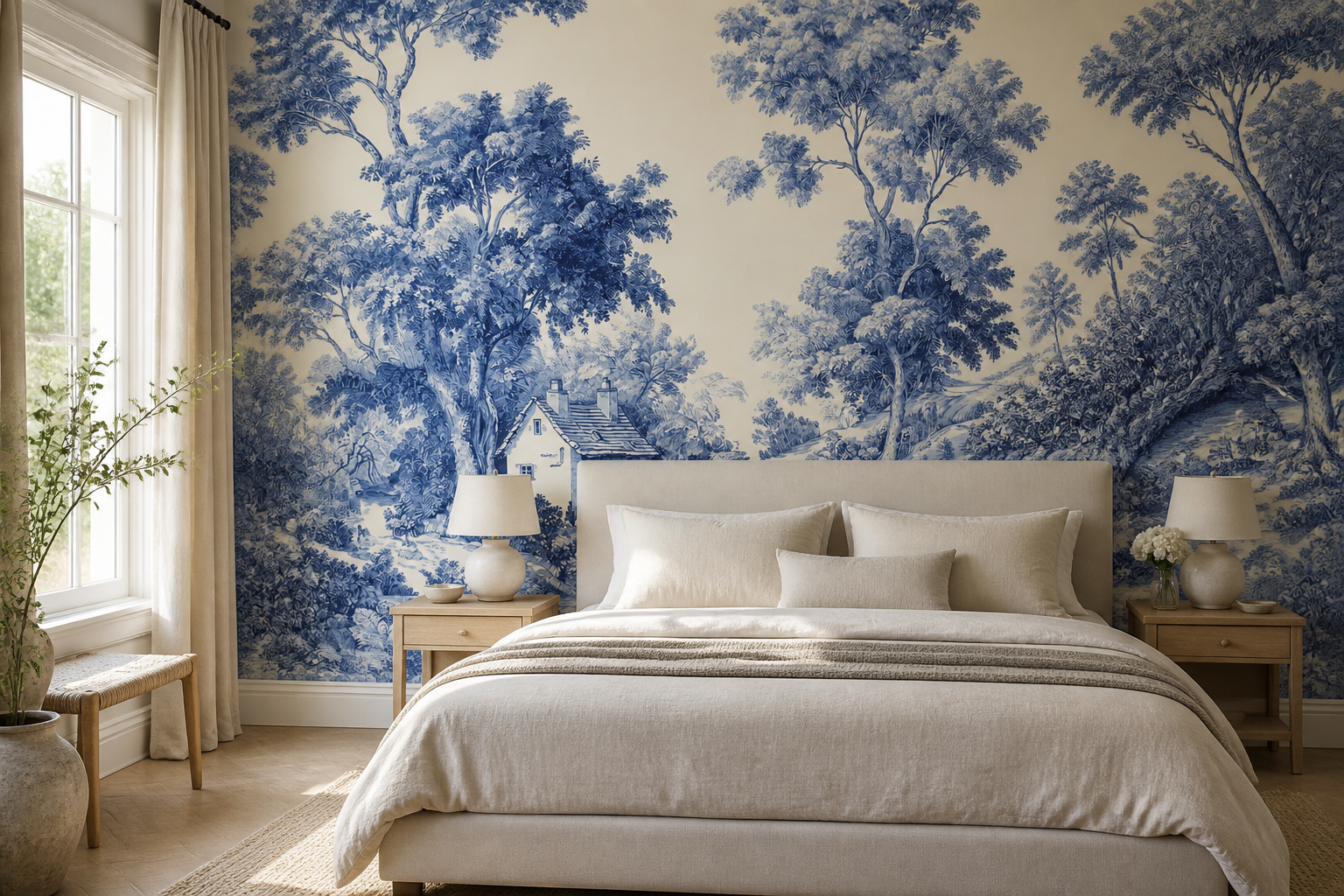 Woodland Cottage — Master bedroom